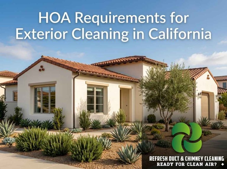 HOA Requirements for Exterior Cleaning in California
