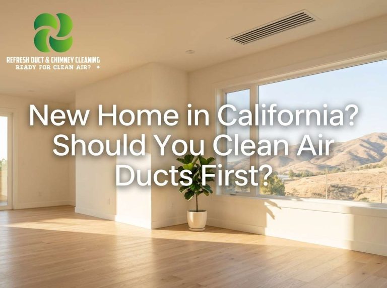 New Home in California? Should You Clean Air Ducts First?