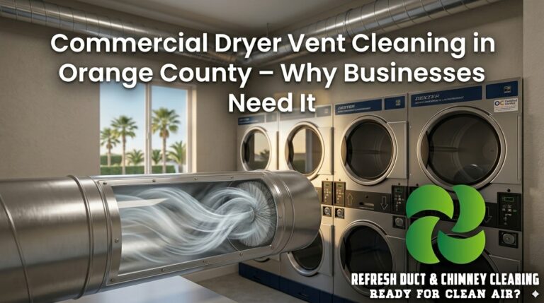 Commercial Dryer Vent Cleaning in Orange County – Why Businesses Need It