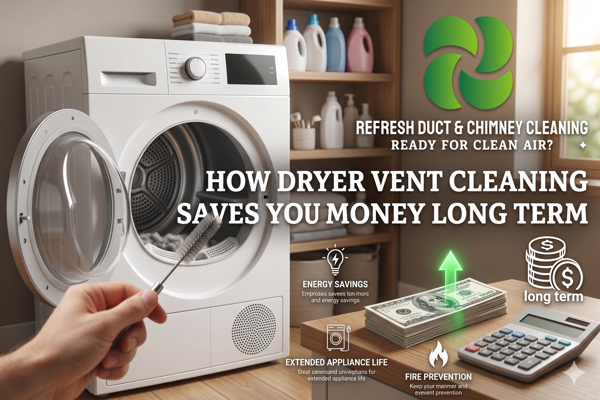 How Dryer Vent Cleaning Saves You Money Long Term