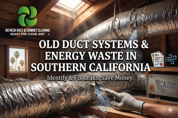 Old Duct Systems & Energy Waste in Southern California