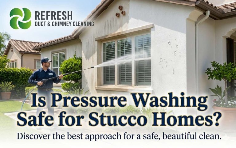 Is Pressure Washing Safe for Stucco Homes?