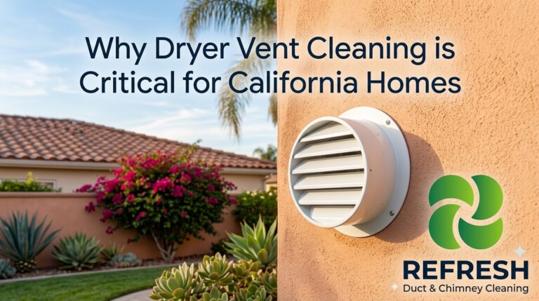 Why Dryer Vent Cleaning is Critical for California Homes