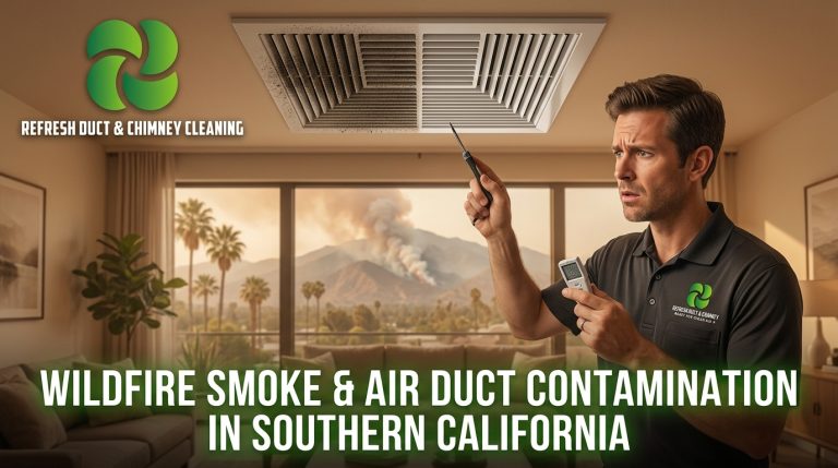 Wildfire Smoke & Air Duct Contamination in Southern California