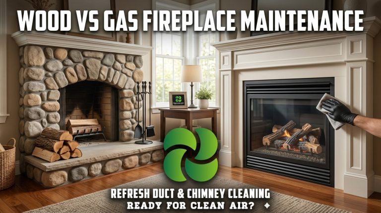 Wood vs Gas Fireplace Maintenance
