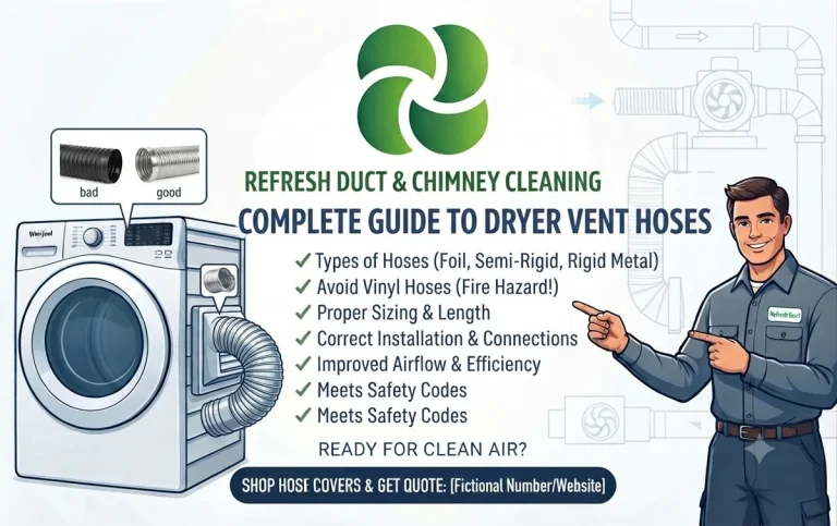 Dryer vent hose guide